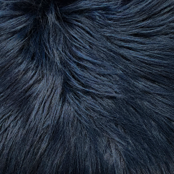 Midnight Blue Luxury Shag Faux Fur (2" Pile)