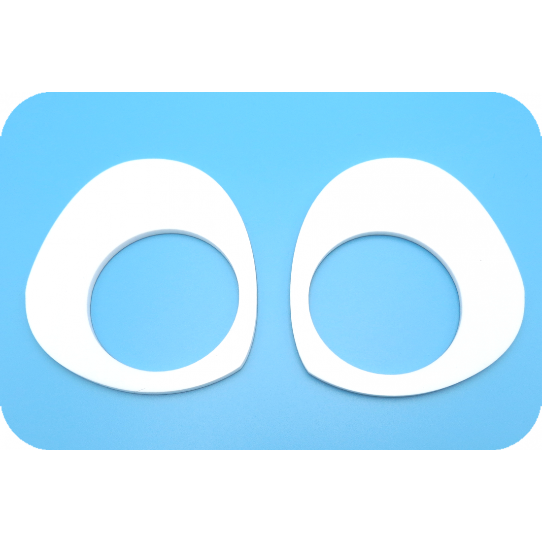 Laser-Cut Acrylic Oval Toony Eye Blanks