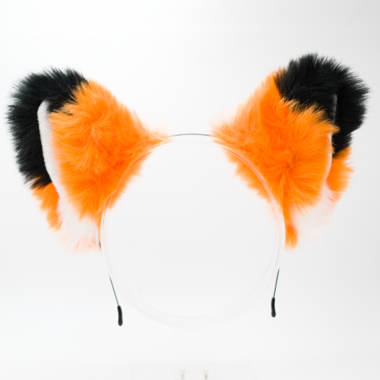 Orange Fox Headband Ears