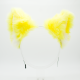 Yellow Wolf Headband Ears
