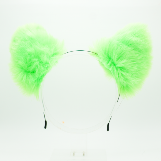 Green Wolf Headband Ears