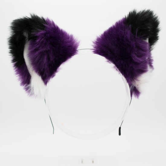 Purple Fox Headband Ears