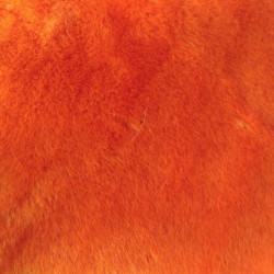 Orange Rust Beaver Faux Fur (Custom Run)