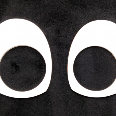 Round Pupil Full-Color Waterproof Printed Fursuit Eye Mesh