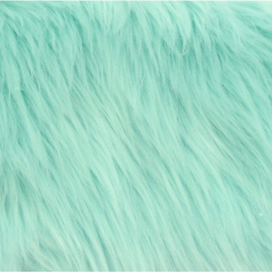 Pastel Mint Luxury Shag Faux Fur (Custom Run)