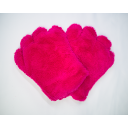 Hot Pink Basic Fursuit Handpaws