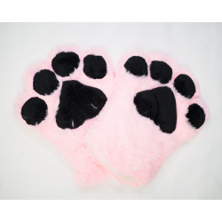 Baby Pink Basic Fursuit Handpaws