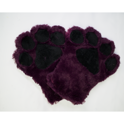 Dark Purple Basic Fursuit Handpaws