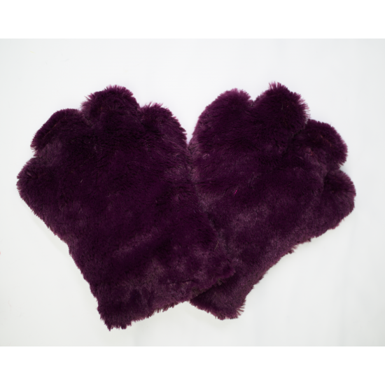 Dark Purple Fursuit Handpaws