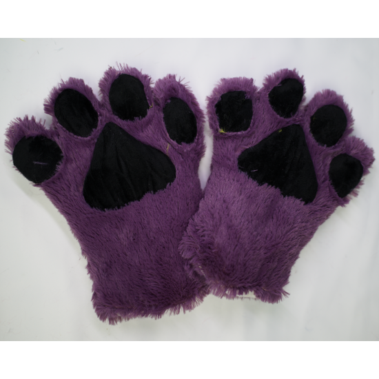 Purple Fursuit Handpaws