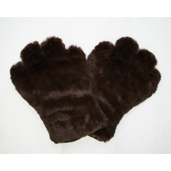 Brown Basic Fursuit Handpaws