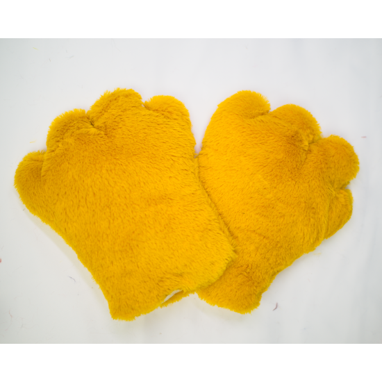 Gold Basic Fursuit Handpaws