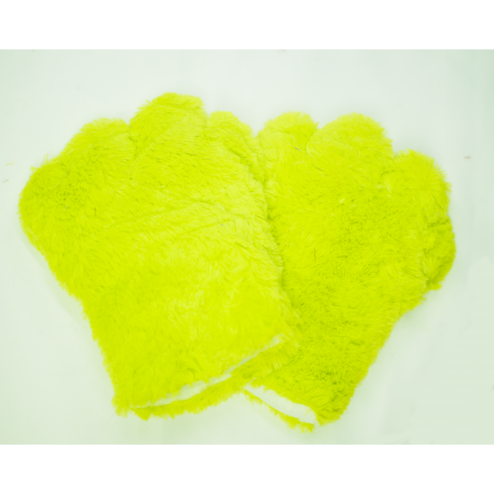Lime Green Basic Fursuit Handpaws