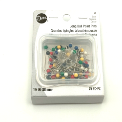 Dritz Long Ball Point Pins - Package of 75