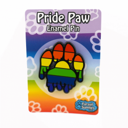 Gooey Paw Rainbow Pride Enamel Pin