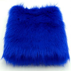 Royal Blue Luxury Shag Faux Fur 