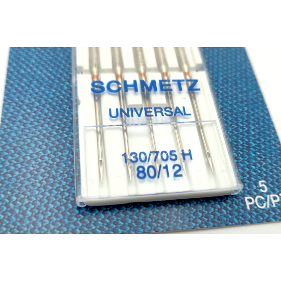 Schmetz Universal All-Purpose 80/12 Sewing Machine Needles