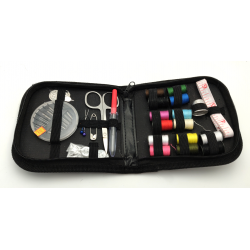 Sewing Kit with Zippered Travel Pouch