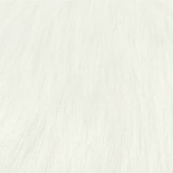 White Samoyed Husky Faux Fur (4in Pile)