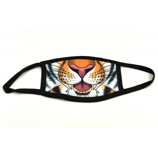 Tiger Reusable 3-Layer Fabric Face Mask