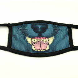 Werewolf Reusable 3-Layer Fabric Face Mask