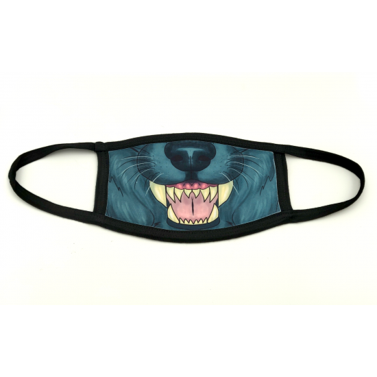 Werewolf Reusable 3-Layer Fabric Face Mask